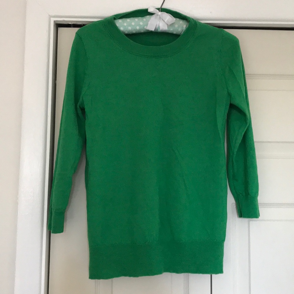 merino wool green J.Crew sweater - small